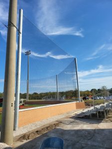 CCC Backstop Netting & Pole Installation